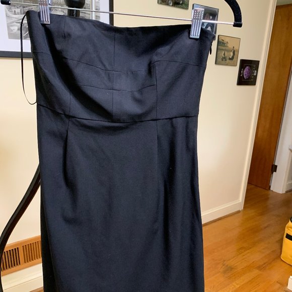 Black Theory strapless dress sz 4 - Picture 3 of 5